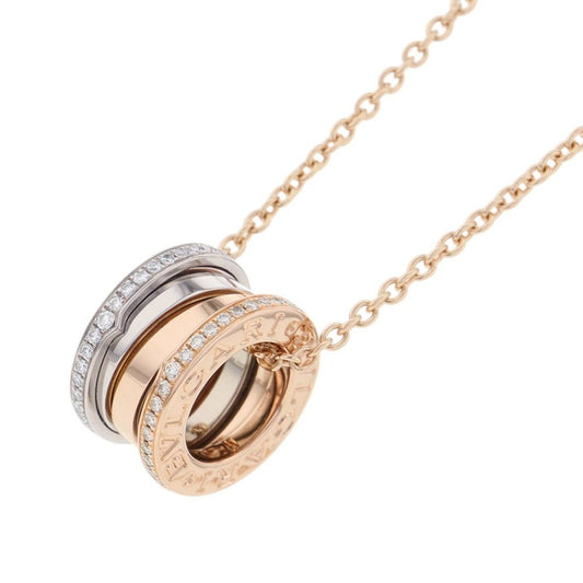 Bvlgari Necklace Diamond 18k Pink Gold 18k White