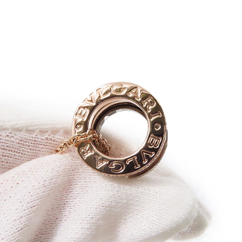 Bvlgari Necklace Diamond 18k Pink Gold 18k White — view 8