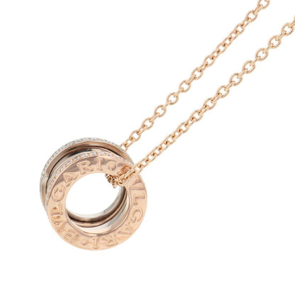 Bvlgari Necklace Diamond 18k Pink Gold 18k White — view 2
