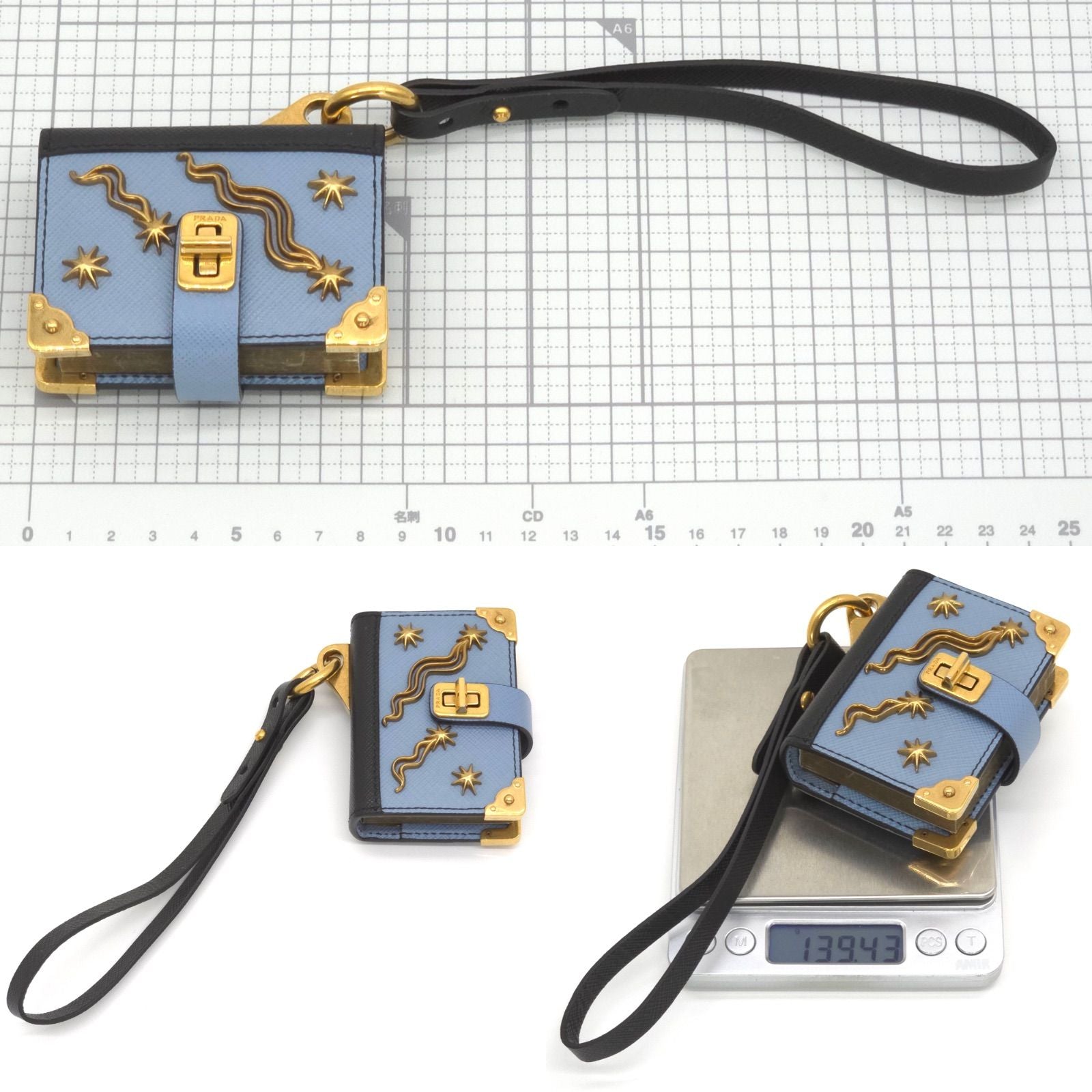 Prada Trick Cahier Mini Book Handbag Charm — view 9