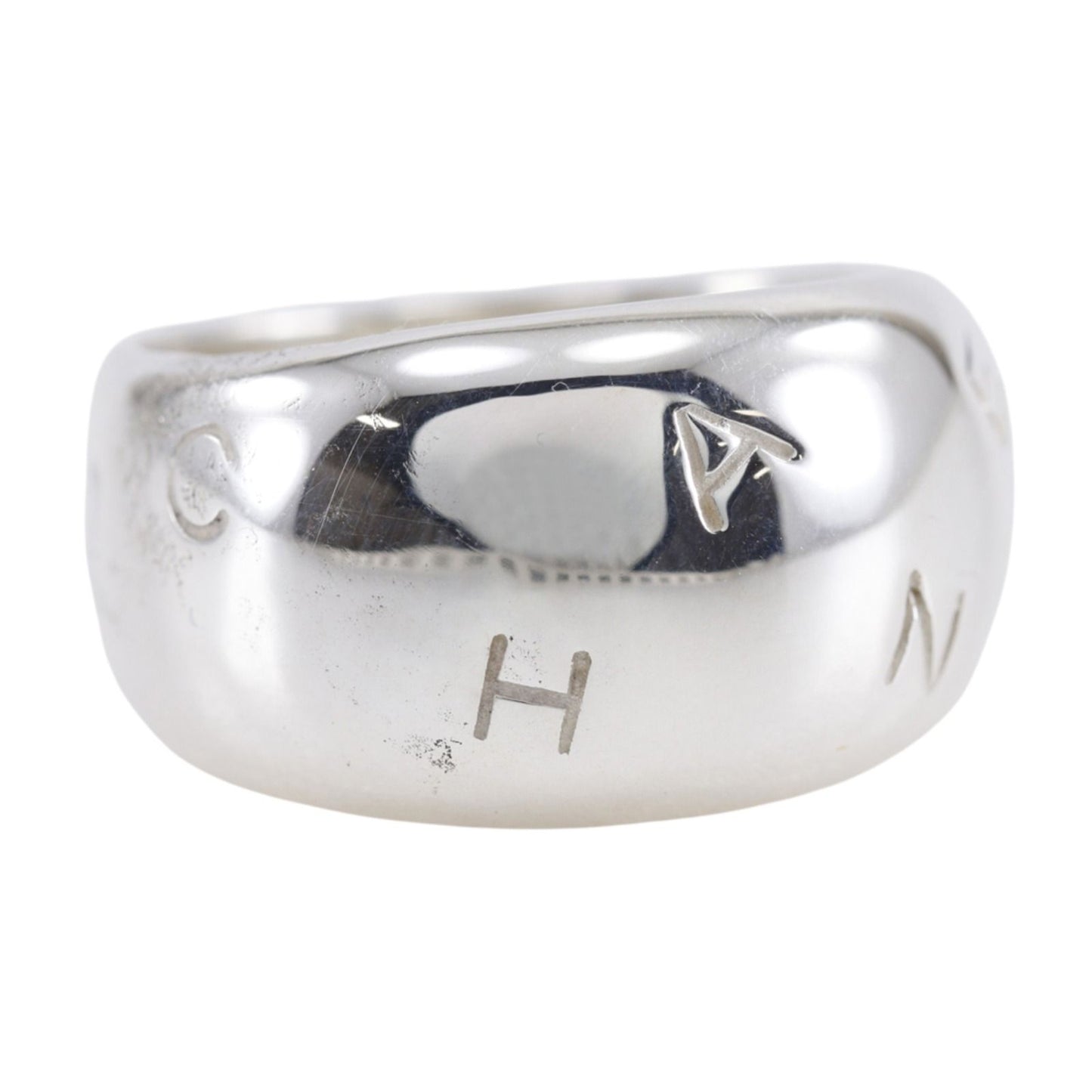 Chanel Vintage 925 Sterling Silver Ring — view 6