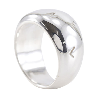 Chanel Vintage 925 Sterling Silver Ring — view 3