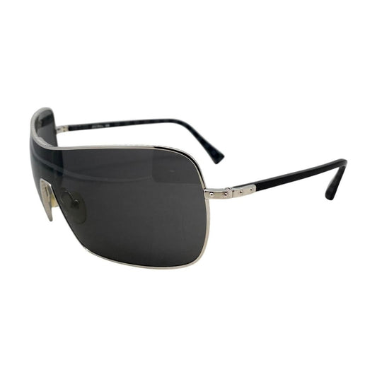 Louis Vuitton Sunglasses Conspiration Mask Homme LV Logo Black Silver Eyewear