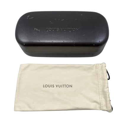 Louis Vuitton Sunglasses Conspiration Mask Homme LV Logo Black Silver Eyewear — view 7