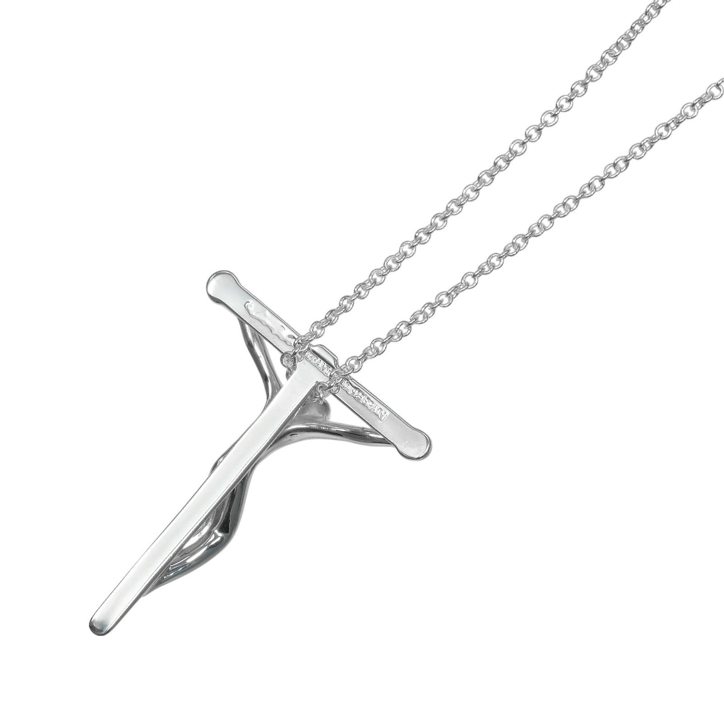 Tiffany & Co Crucifix Small Rosary Cross Vintage Elsa Peretti 925 Sterling — view 3