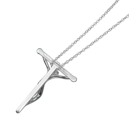 Tiffany & Co Crucifix Small Rosary Cross Vintage Elsa Peretti 925 Sterling — view 3