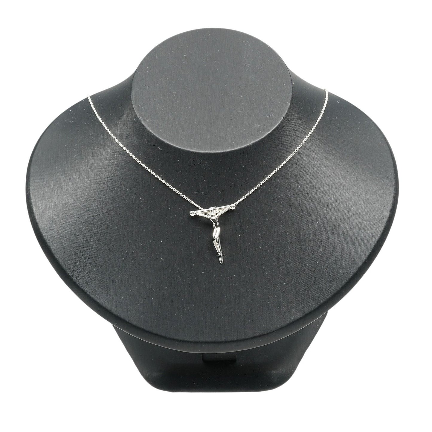 Tiffany & Co Crucifix Small Rosary Cross Vintage Elsa Peretti 925 Sterling — view 2