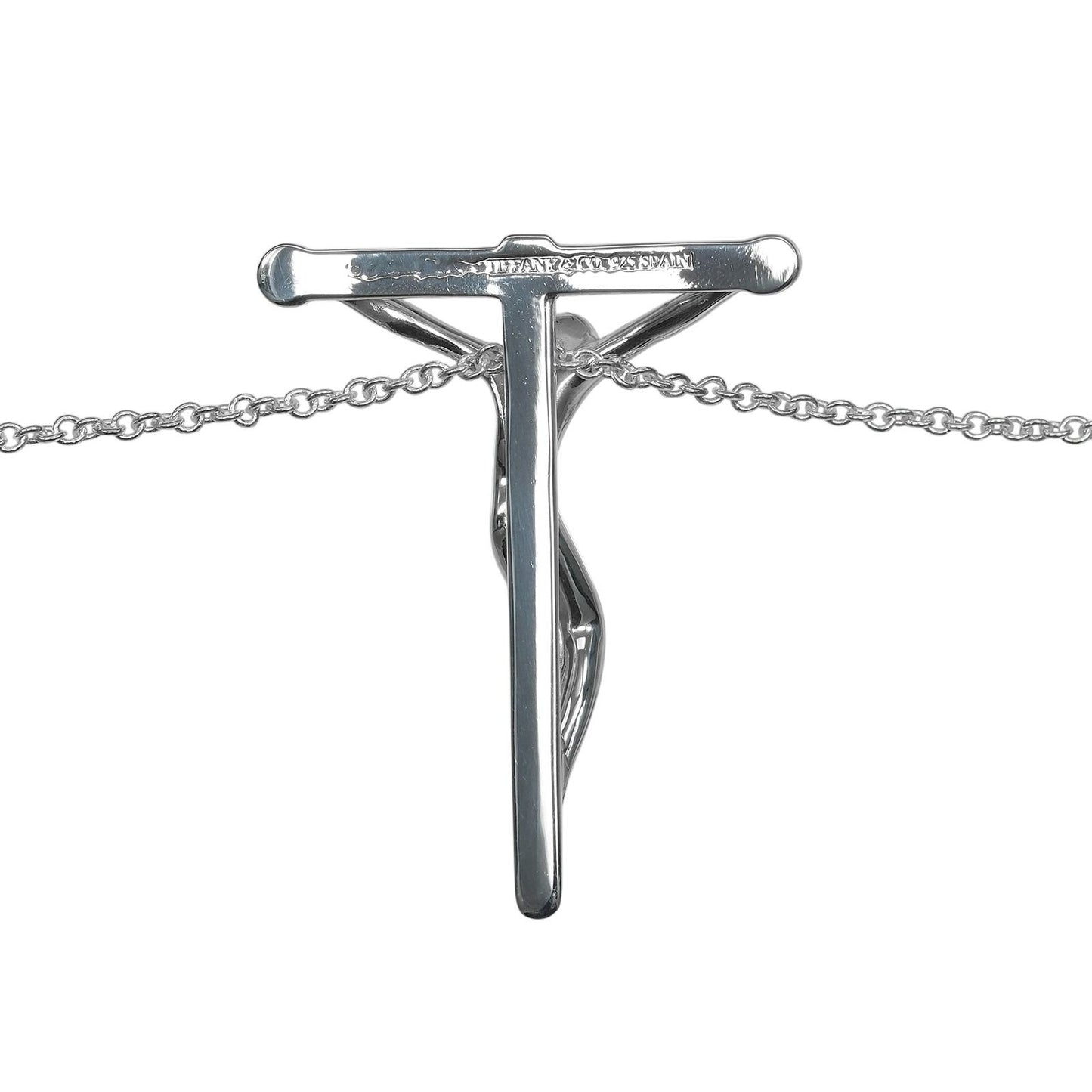 Tiffany & Co Crucifix Small Rosary Cross Vintage Elsa Peretti 925 Sterling — view 4