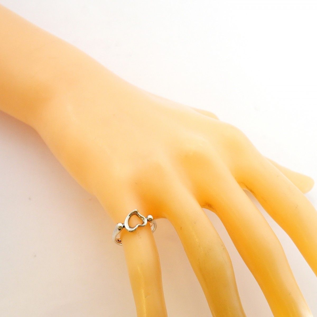 Tiffany & Co Ring Open Heart 925 Sterling Silver — view 6