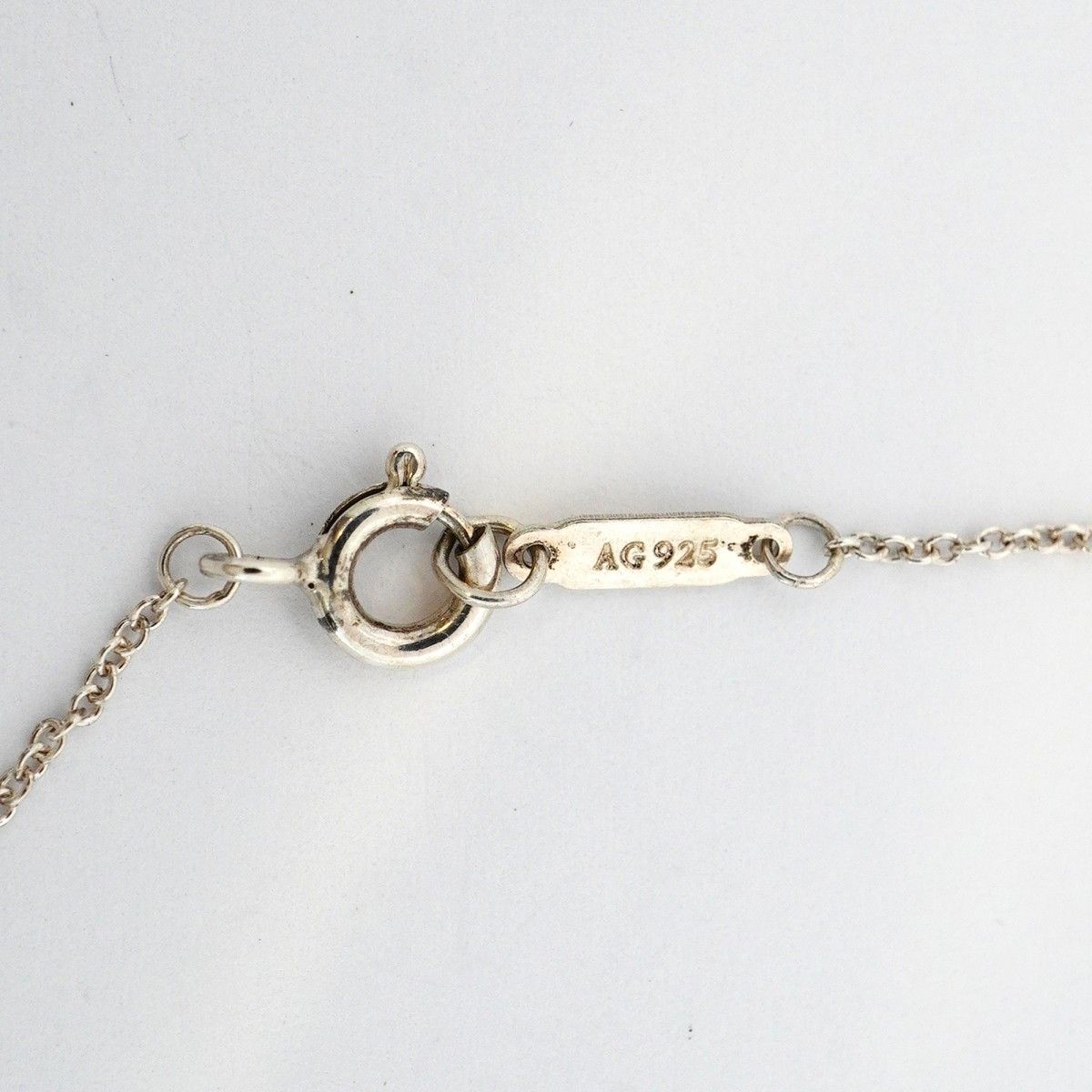 Tiffany & Co Necklace Double Return to Heart 925 Sterling Silver Pink — view 5