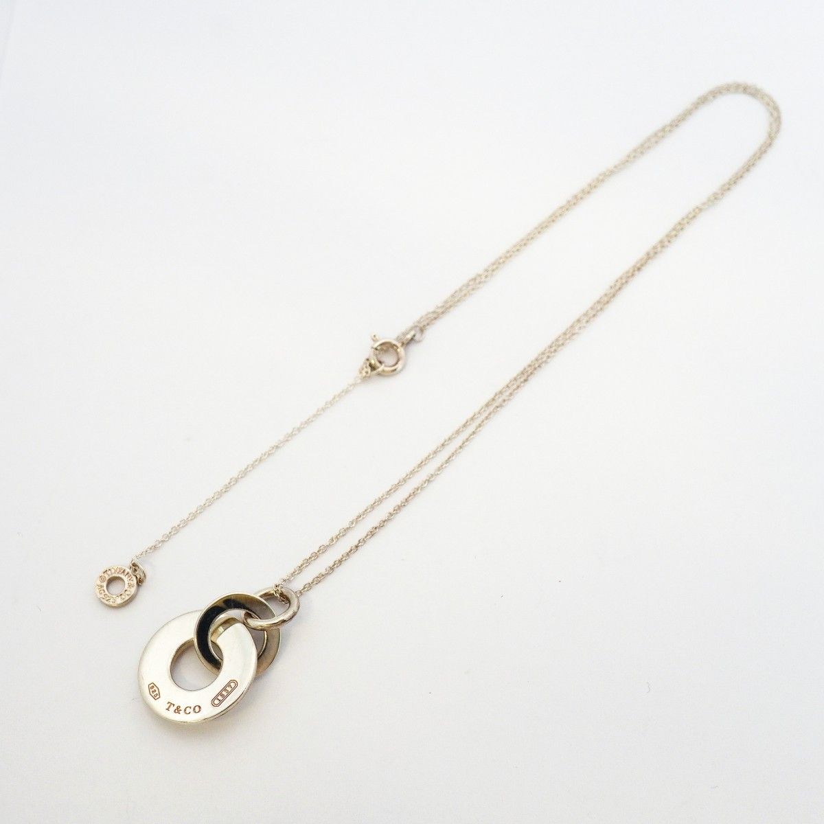 Tiffany & Co Necklace Interlocking Drop Round — view 3
