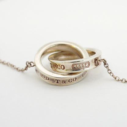 Tiffany & Co Necklace Interlocking Silver — view 6