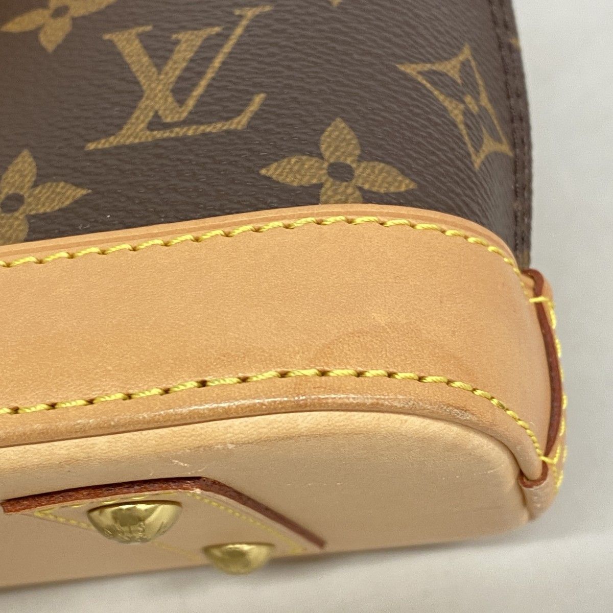 Louis Vuitton Handbag Monogram Alma BB Brown 2-Way — view 6