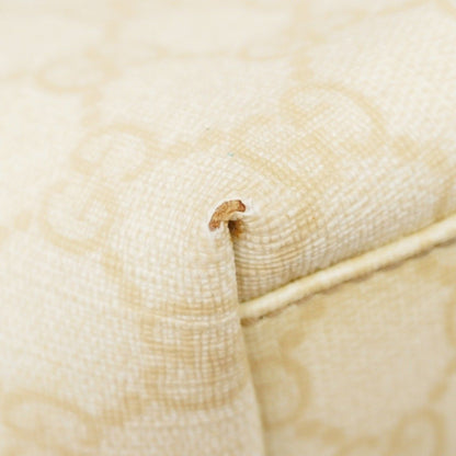 Gucci Tote GG Supreme White Brown Gold — view 6