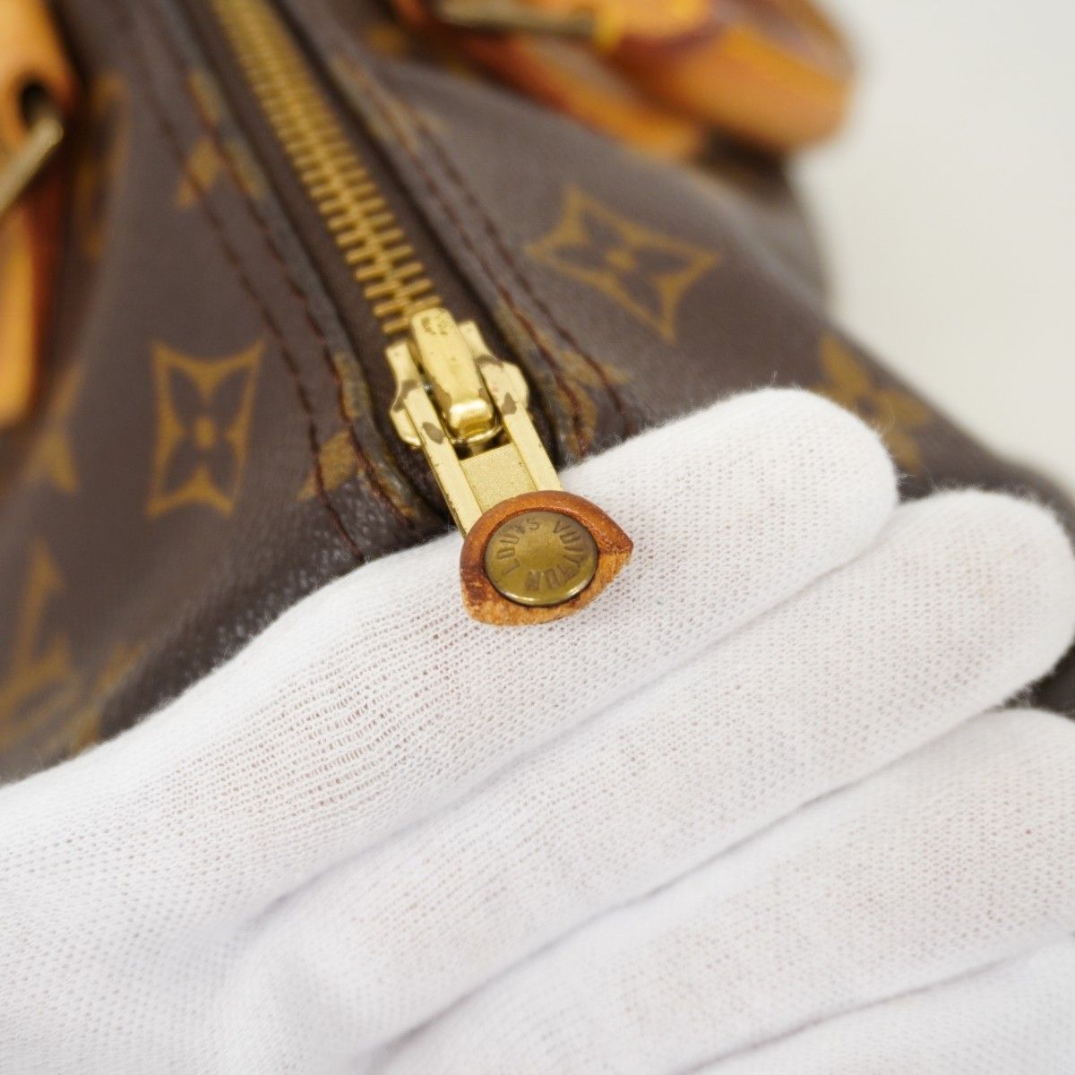 Louis Vuitton Handbag Monogram Speedy 30 Brown — view 6