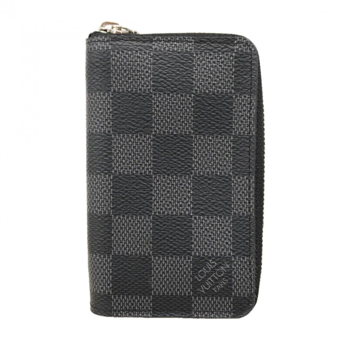 Louis Vuitton Coin Case Damier Graphite Zippy Purse Gray Black
