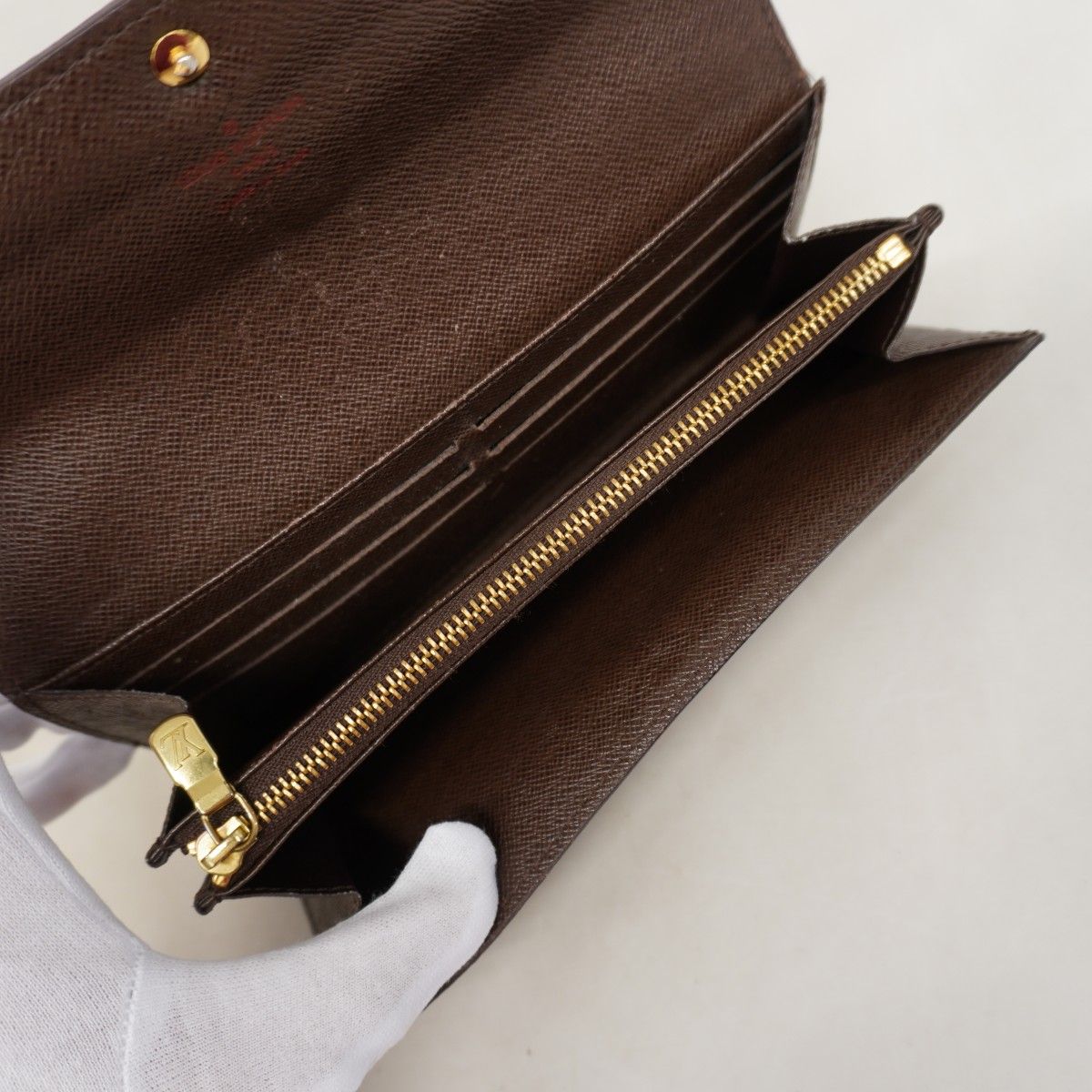Louis Vuitton Wallet Damier Portefeuille Sarah Ebene — view 3