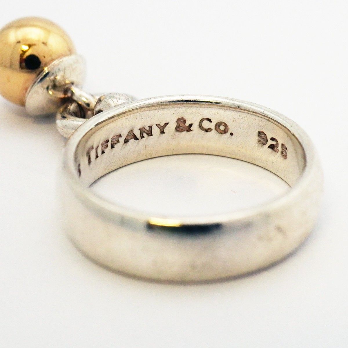 Tiffany & Co Ring Door Knock 18k Yellow Gold 925 Sterling Silver — view 5