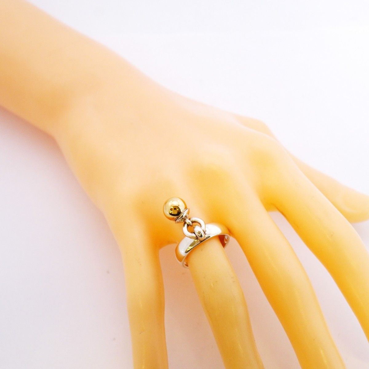 Tiffany & Co Ring Door Knock 18k Yellow Gold 925 Sterling Silver — view 7