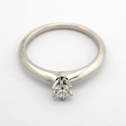 Tiffany & Co Ring Solitaire Platinum Diamond — view 3