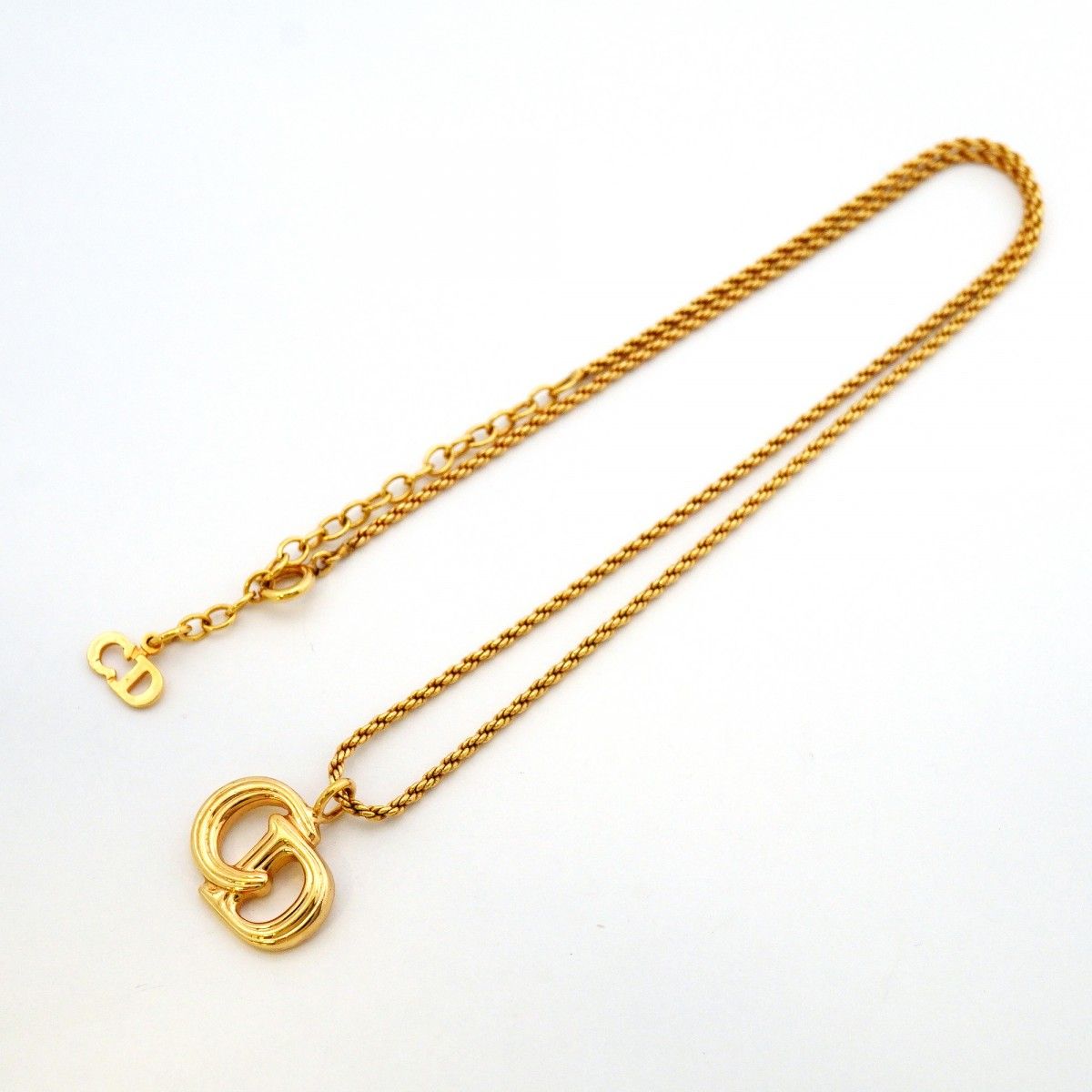 Dior Necklace CD Logo Gold Plated — view 3