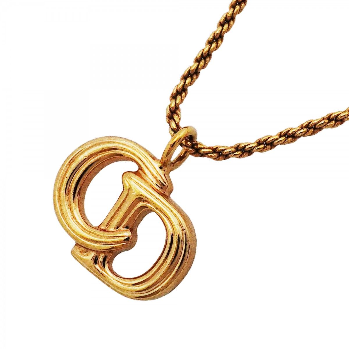 Dior Necklace CD Logo Gold Plated