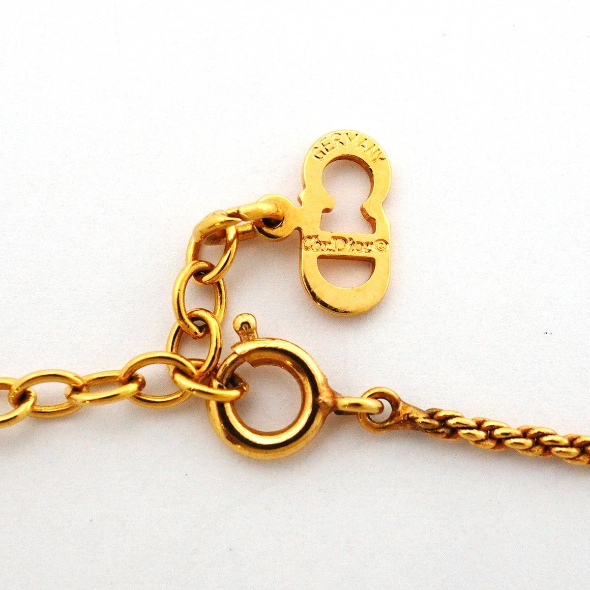 Dior Necklace CD Logo Gold Plated — view 4