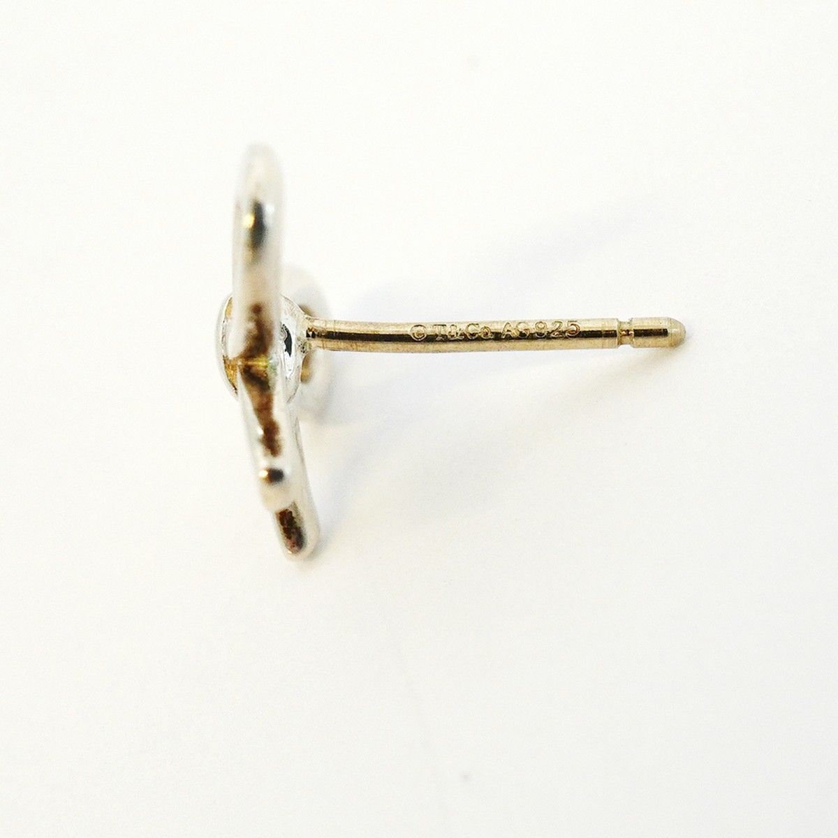 Tiffany & Co Earrings Bow Ribbon Silver — view 4