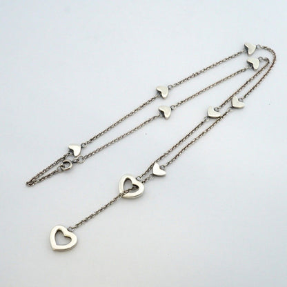 Tiffany & Co Necklace Heart Link Lariat Silver — view 3