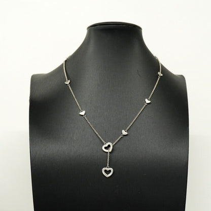 Tiffany & Co Necklace Heart Link Lariat Silver — view 6