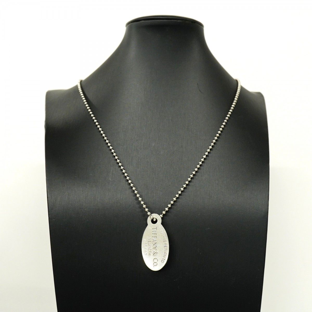 Tiffany & Co Necklace Return to Ball Chain Oval Silver — view 8