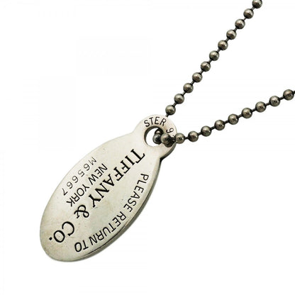 Tiffany & Co Necklace Return to Ball Chain Oval Silver