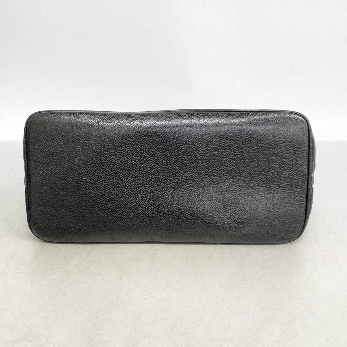Chanel Tote Reissue Caviar Leather Black Silver — view 3