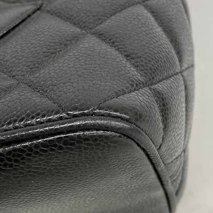 Chanel Tote Reissue Caviar Leather Black Silver — view 6