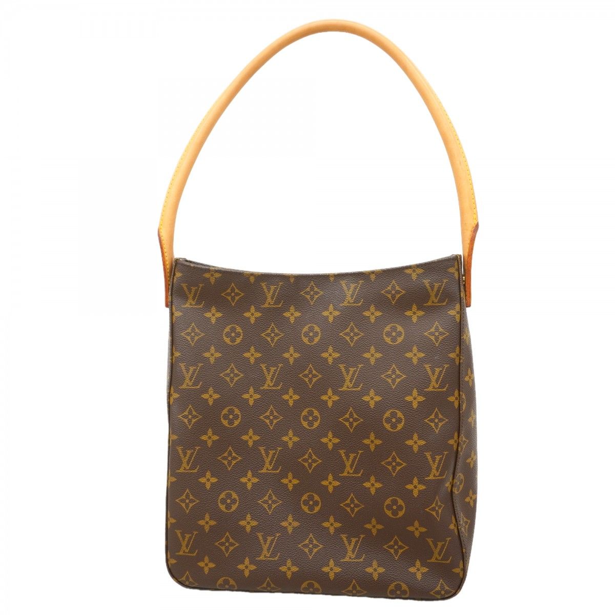 Louis Vuitton Shoulder Bag Monogram Looping GM Brown
