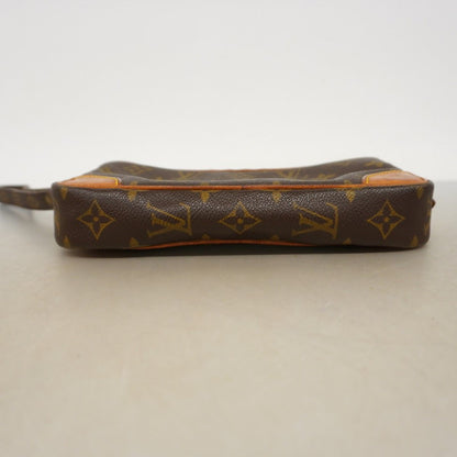 Louis Vuitton Clutch Monogram Marly Dragonne PM Brown — view 3
