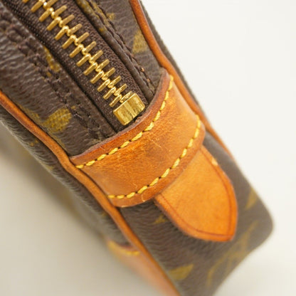 Louis Vuitton Clutch Monogram Marly Dragonne PM Brown — view 7