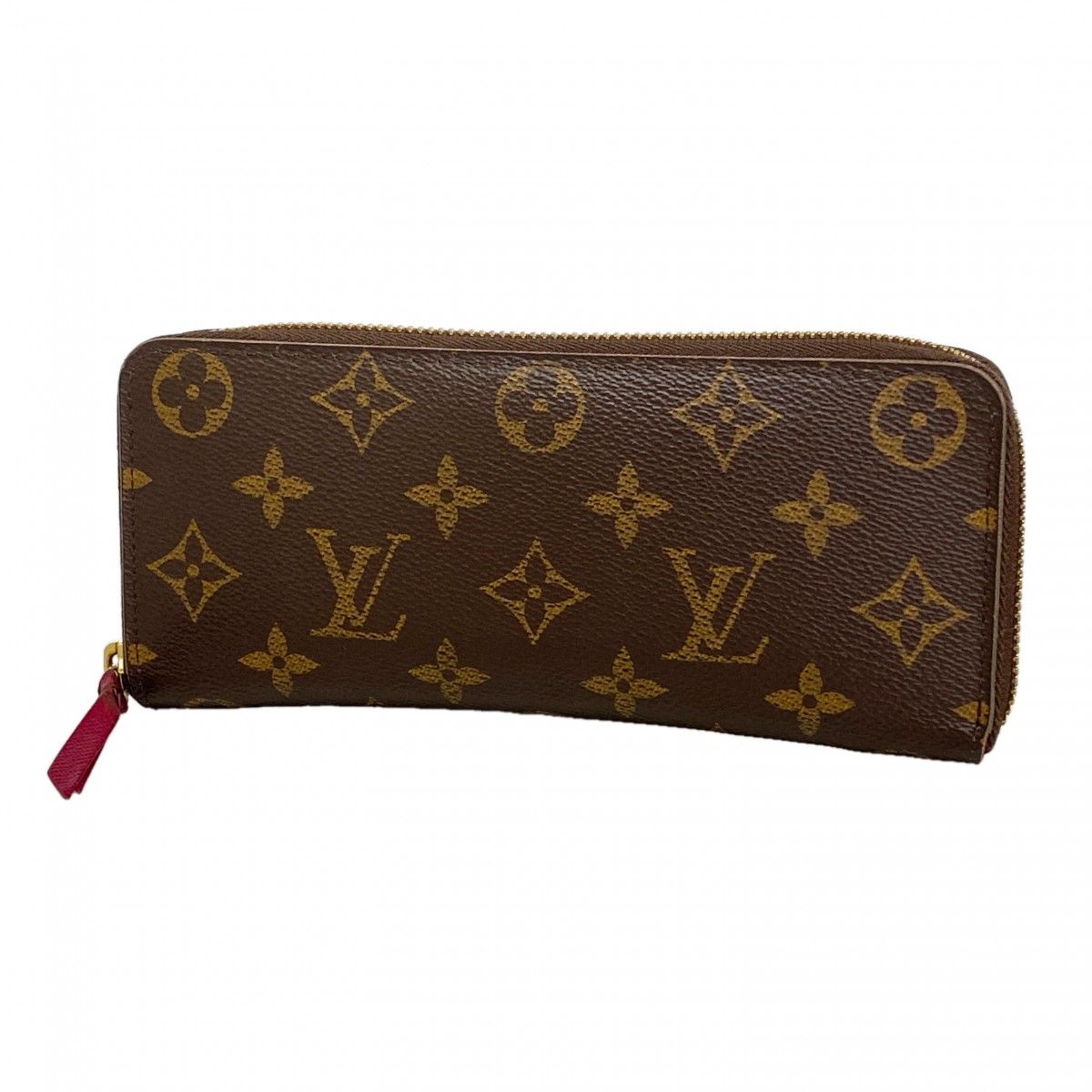Louis Vuitton Wallet Monogram Portefeuille Clemence Fuchsia
