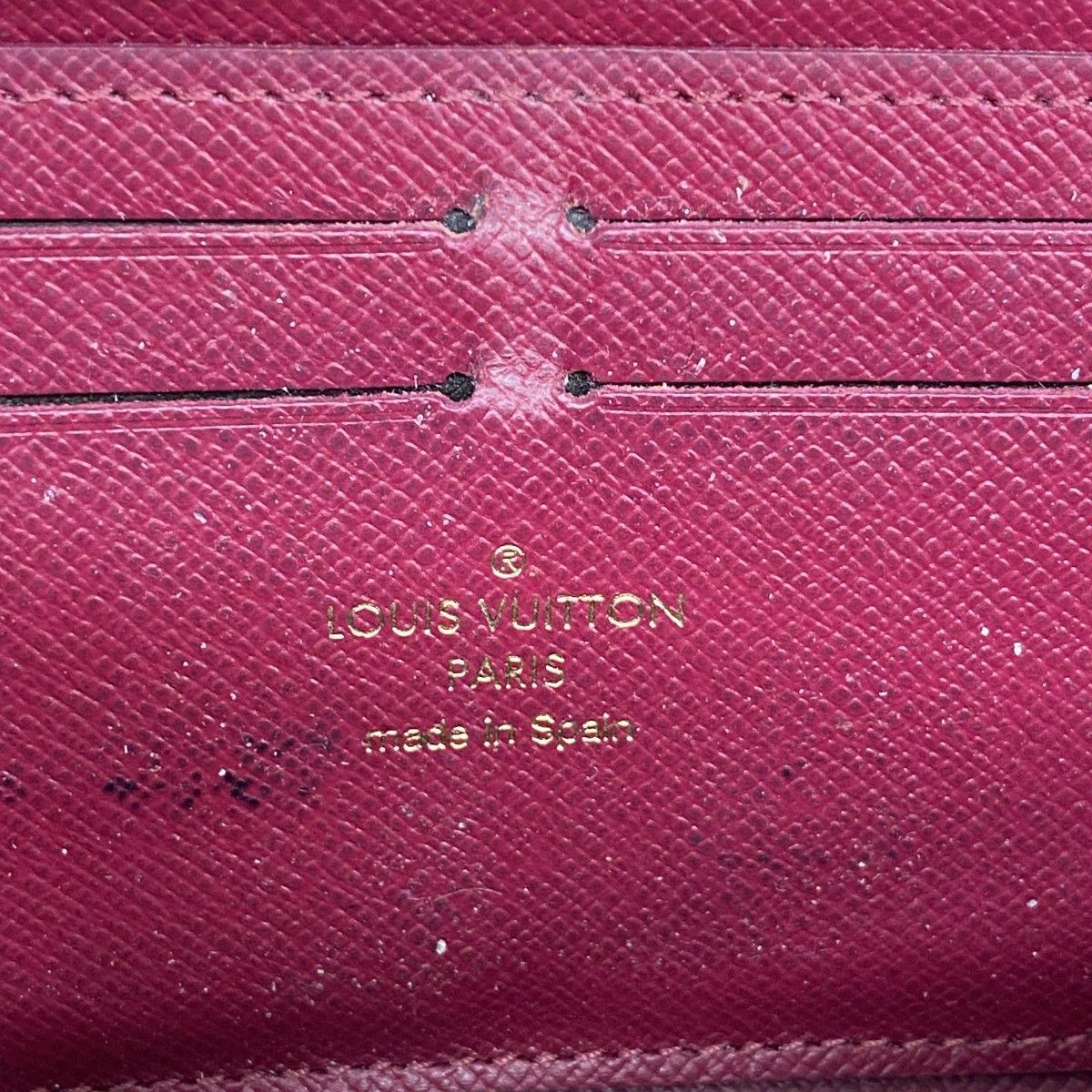 Louis Vuitton Wallet Monogram Portefeuille Clemence Fuchsia — view 4