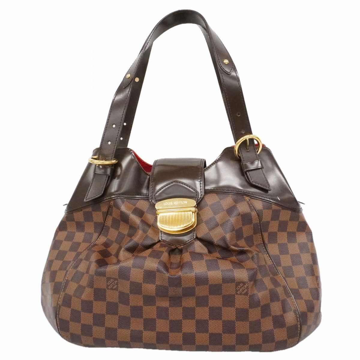 Louis Vuitton Shoulder Bag Damier Sistine GM Ebene