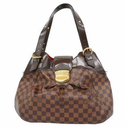 Louis Vuitton Shoulder Bag Damier Sistine GM Ebene