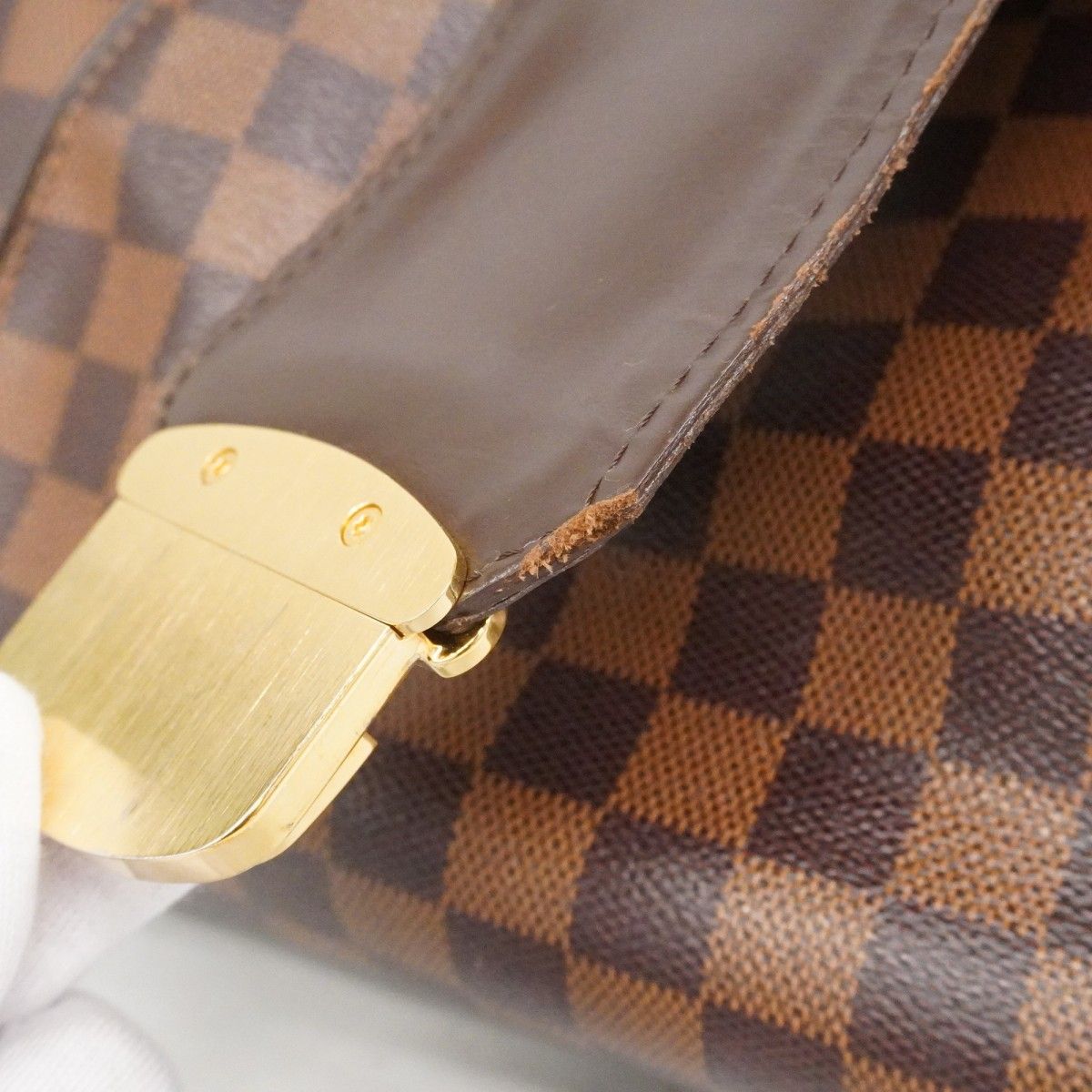 Louis Vuitton Shoulder Bag Damier Sistine GM Ebene — view 8