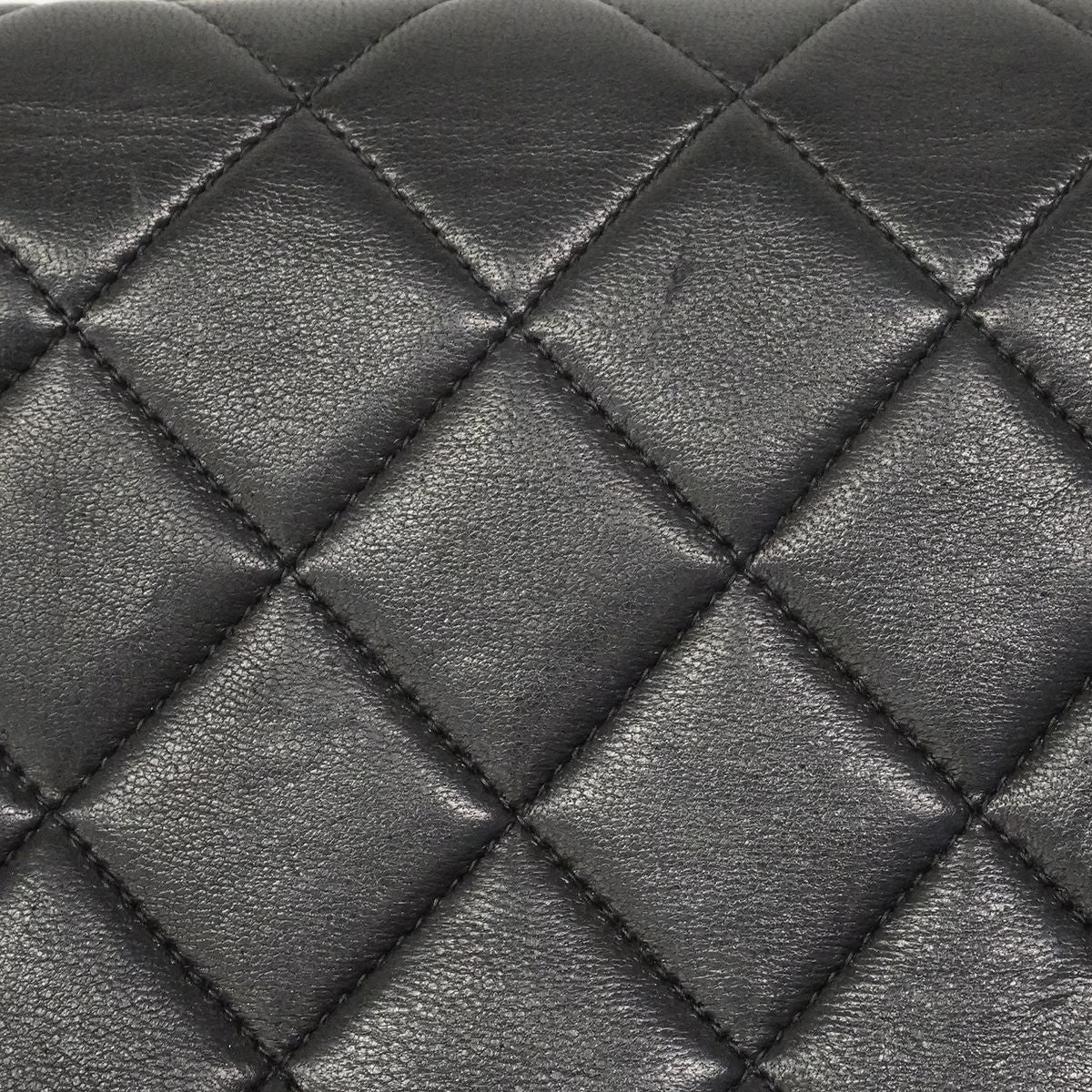 Chanel Shoulder Bag Diana Lambskin Black Gold — view 7
