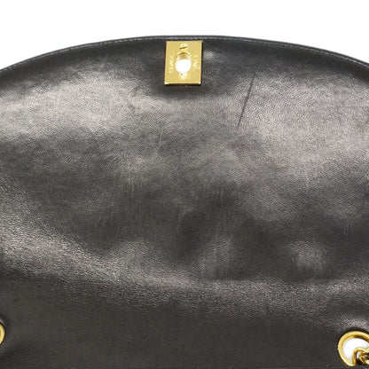 Chanel Shoulder Bag Diana Lambskin Black Gold — view 8