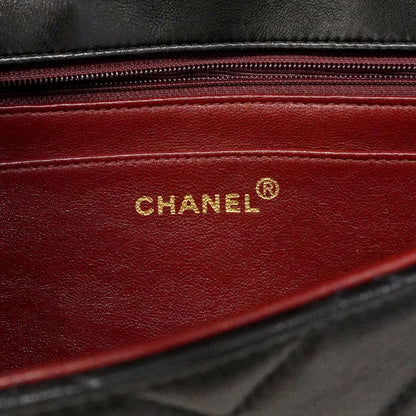 Chanel Shoulder Bag Diana Lambskin Black Gold — view 5