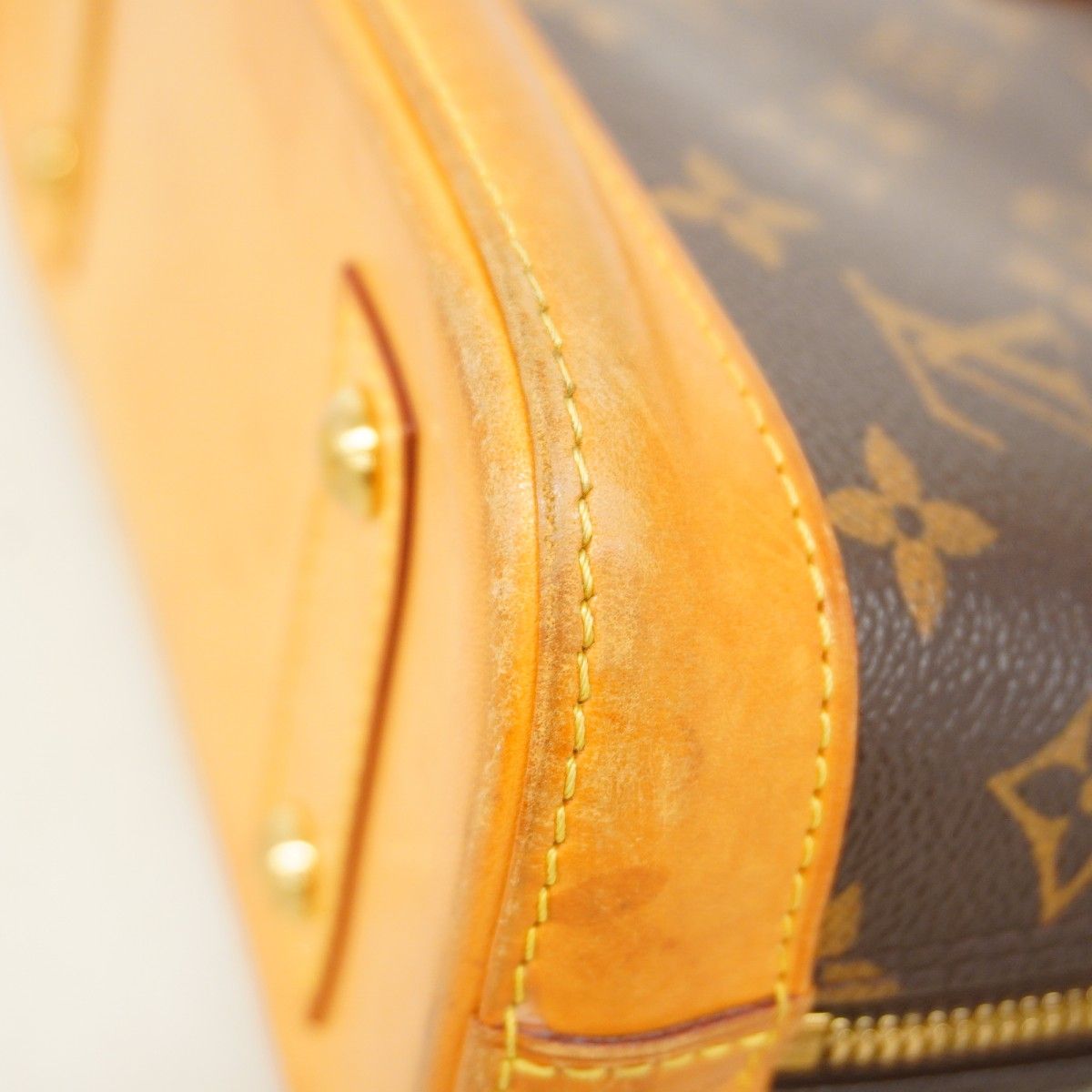 Louis Vuitton Handbag Monogram Alma BB Brown 2-Way — view 7