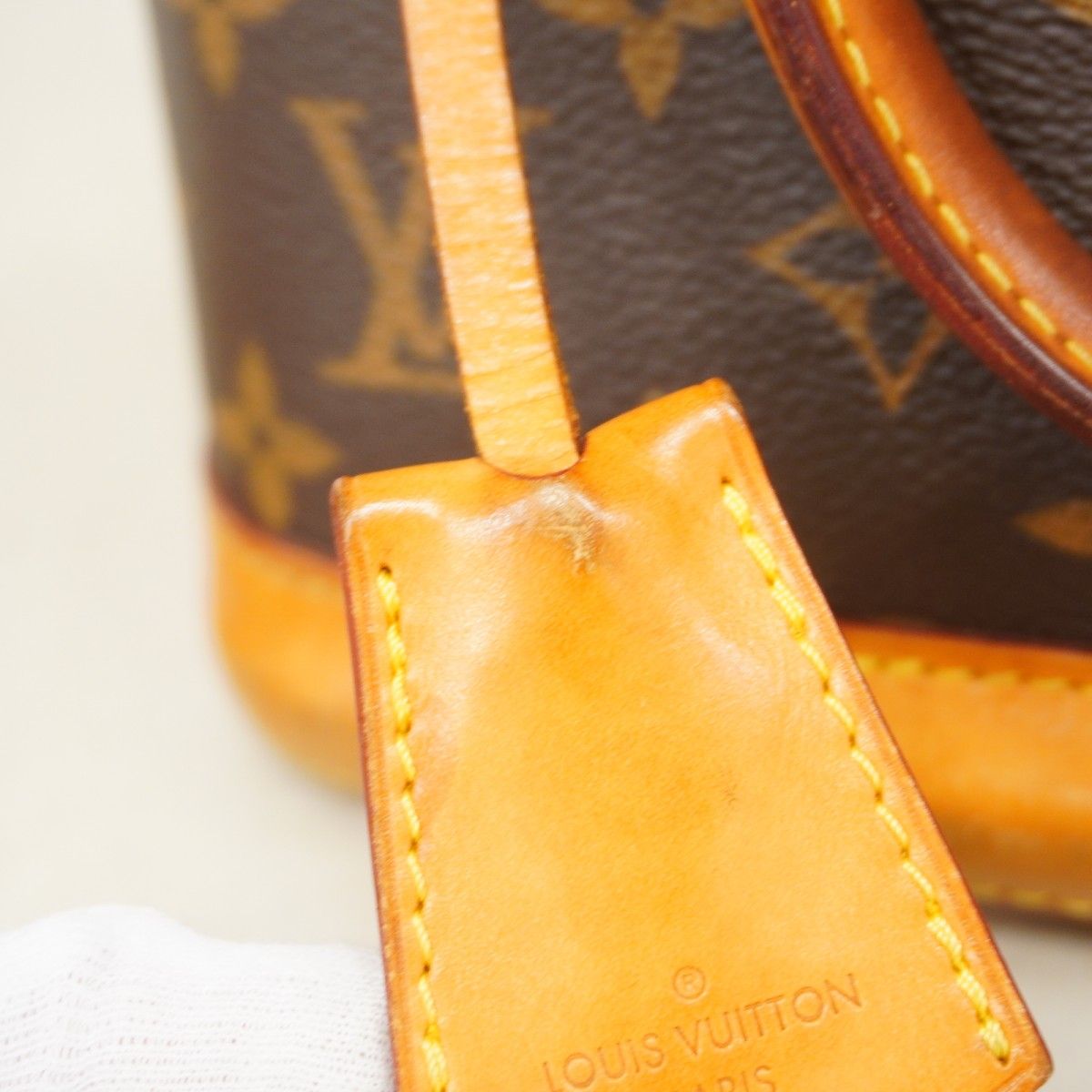 Louis Vuitton Handbag Monogram Alma BB Brown 2-Way — view 9
