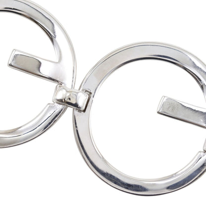 Gucci Logo Circle 925 Sterling Silver Bracelet — view 7