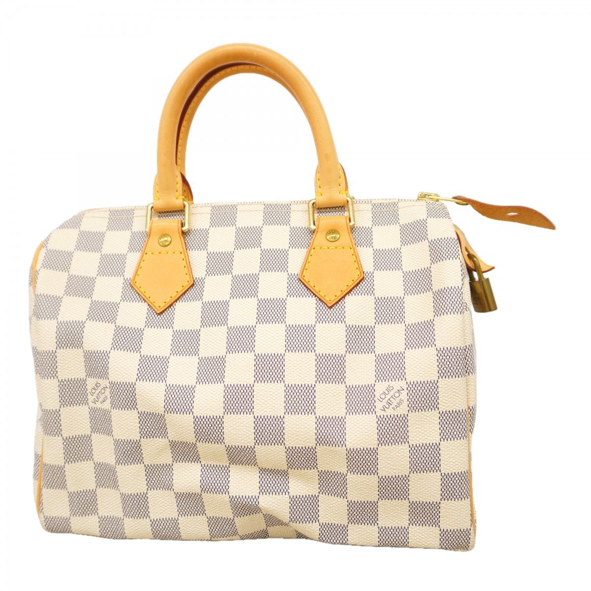 Louis Vuitton Handbag Damier Azur Speedy 25 White