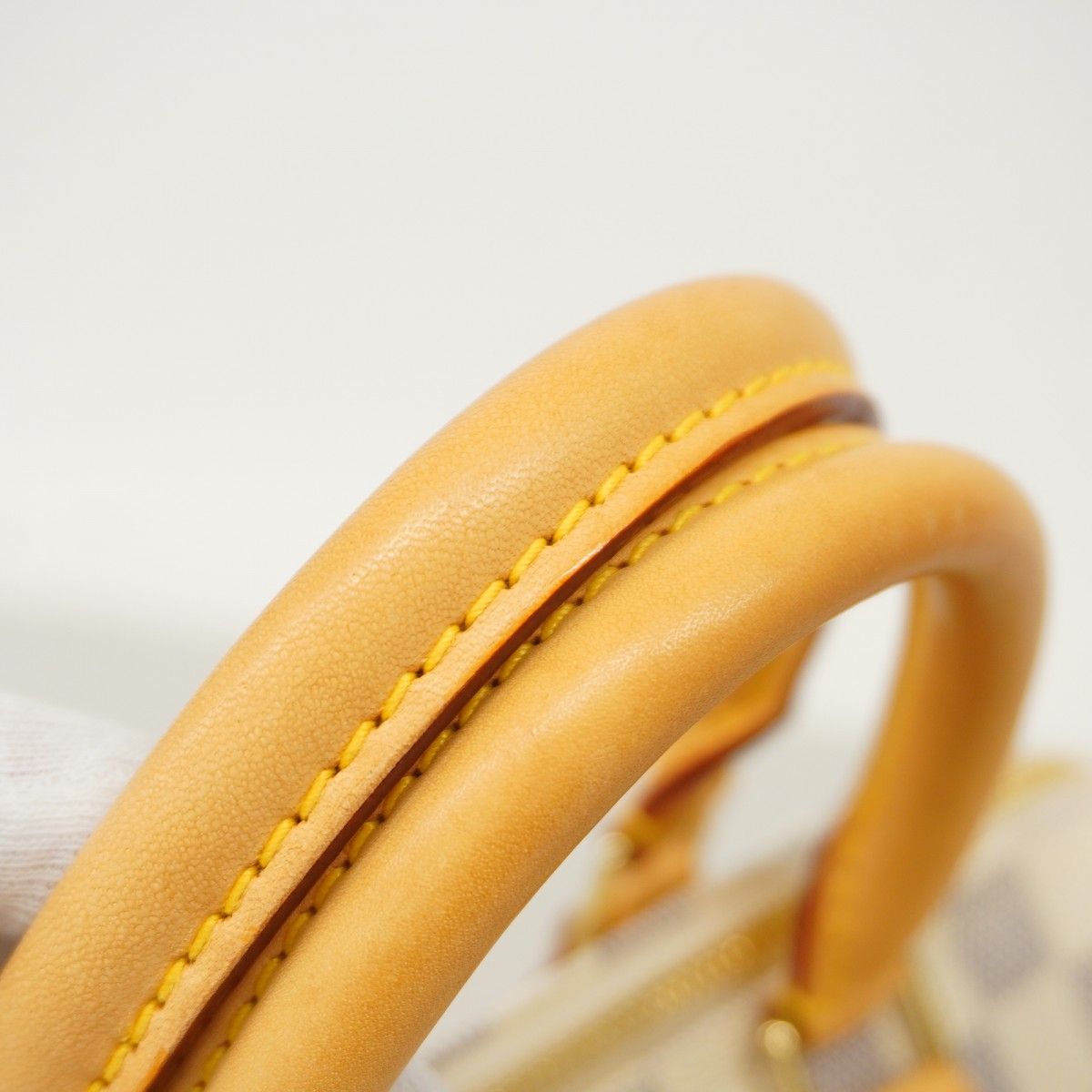 Louis Vuitton Handbag Damier Azur Speedy 25 White — view 8